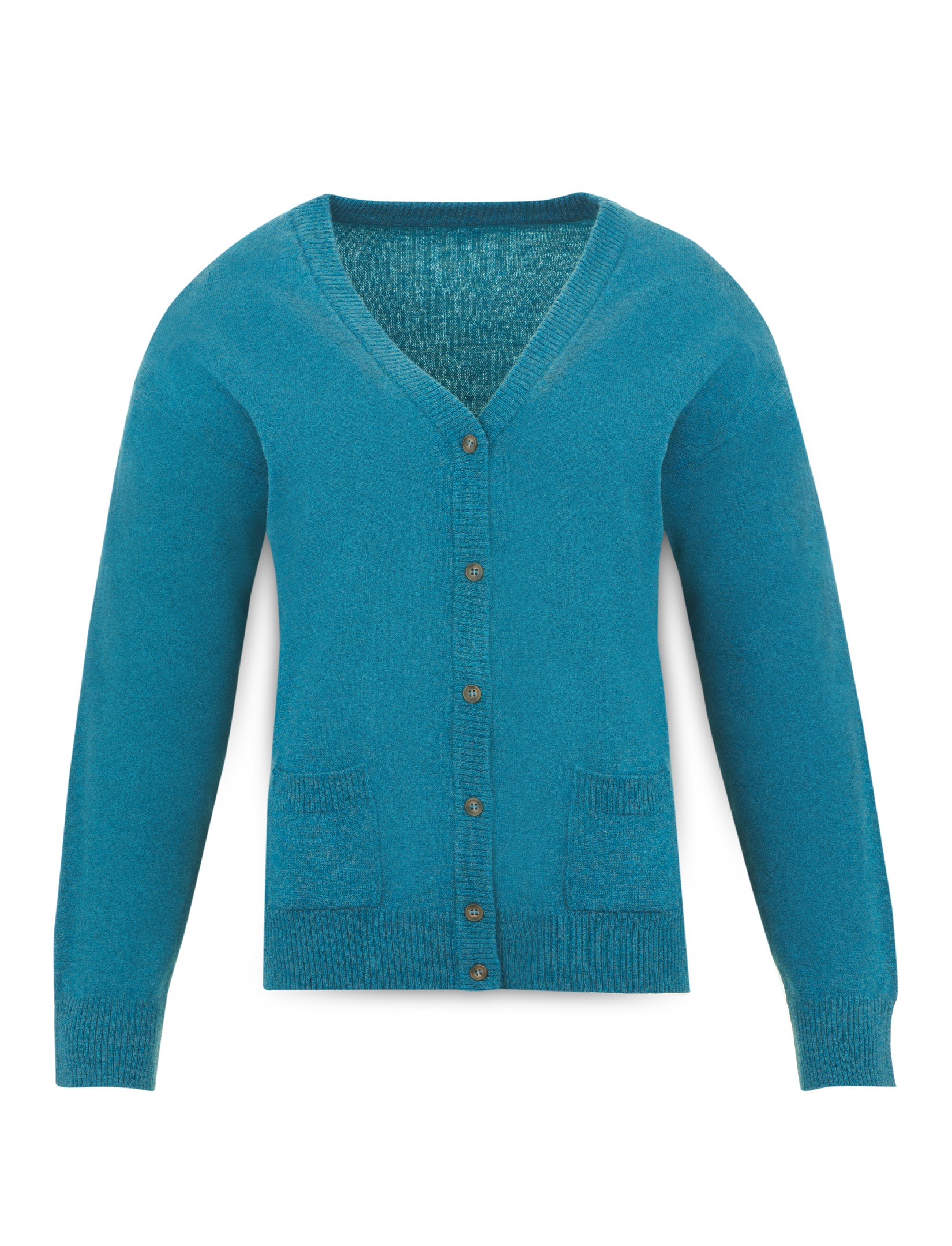 Women's merino wool cardigan with buttons
