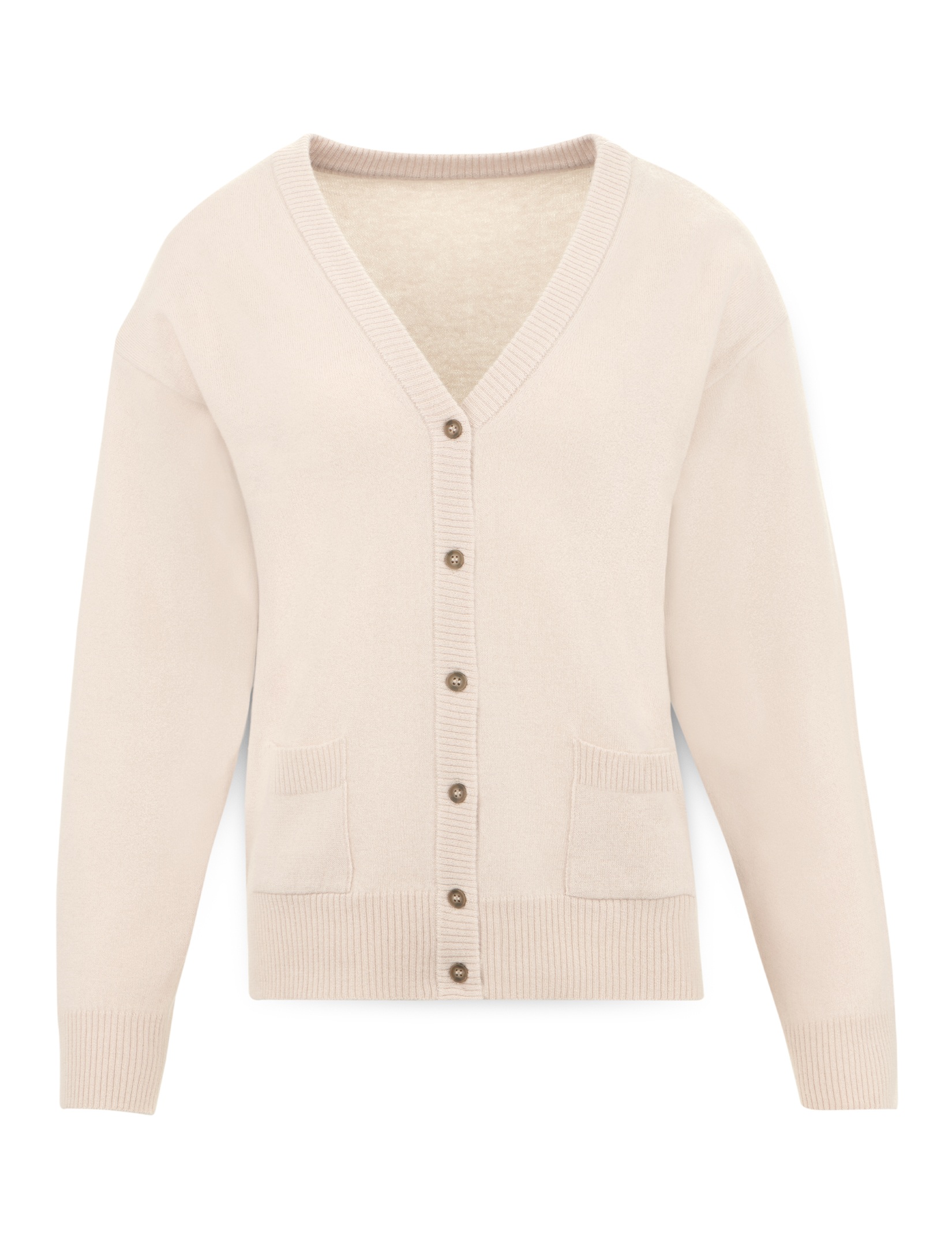 Women's merino wool cardigan with buttons
