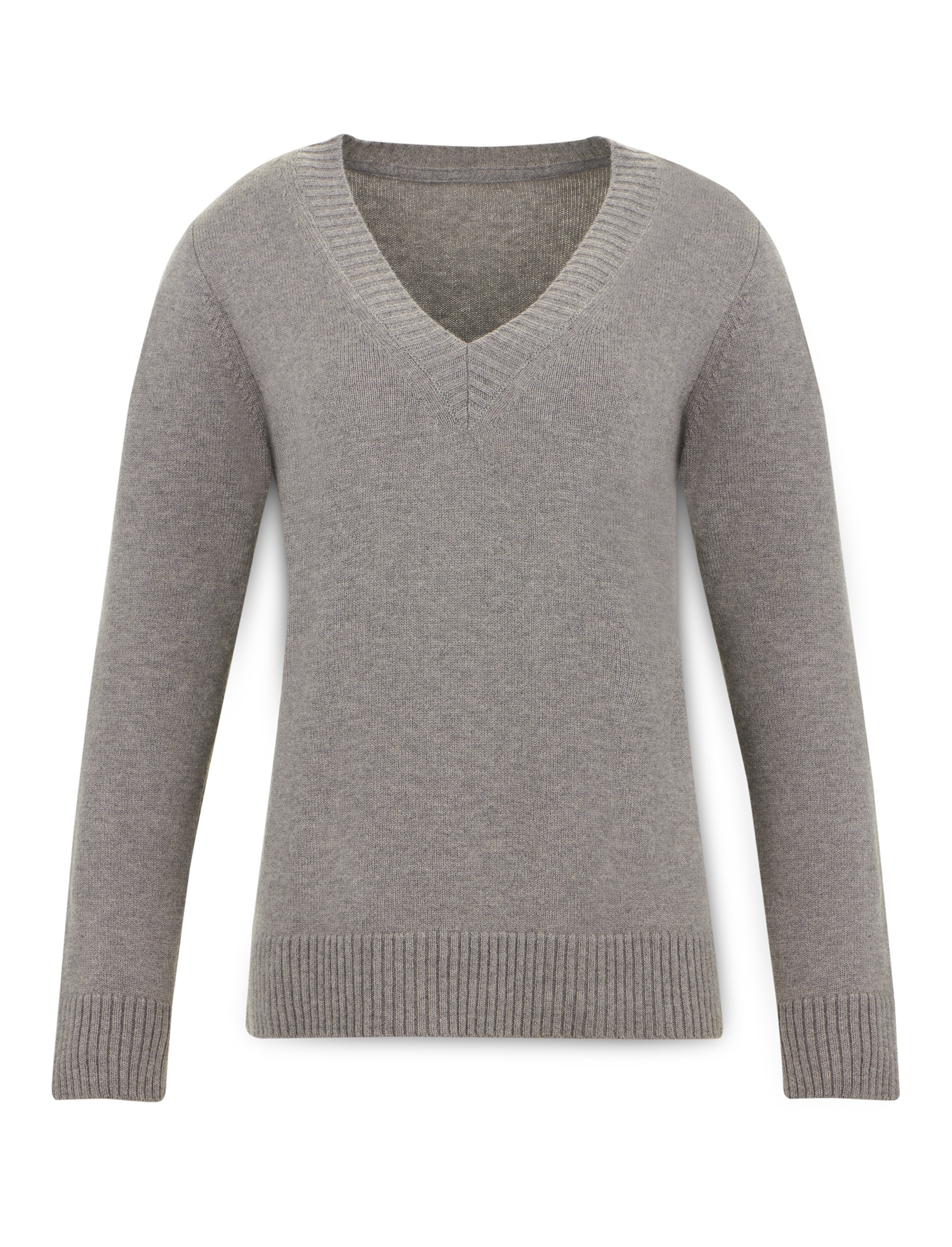 Women's merino classic V-neck sweater