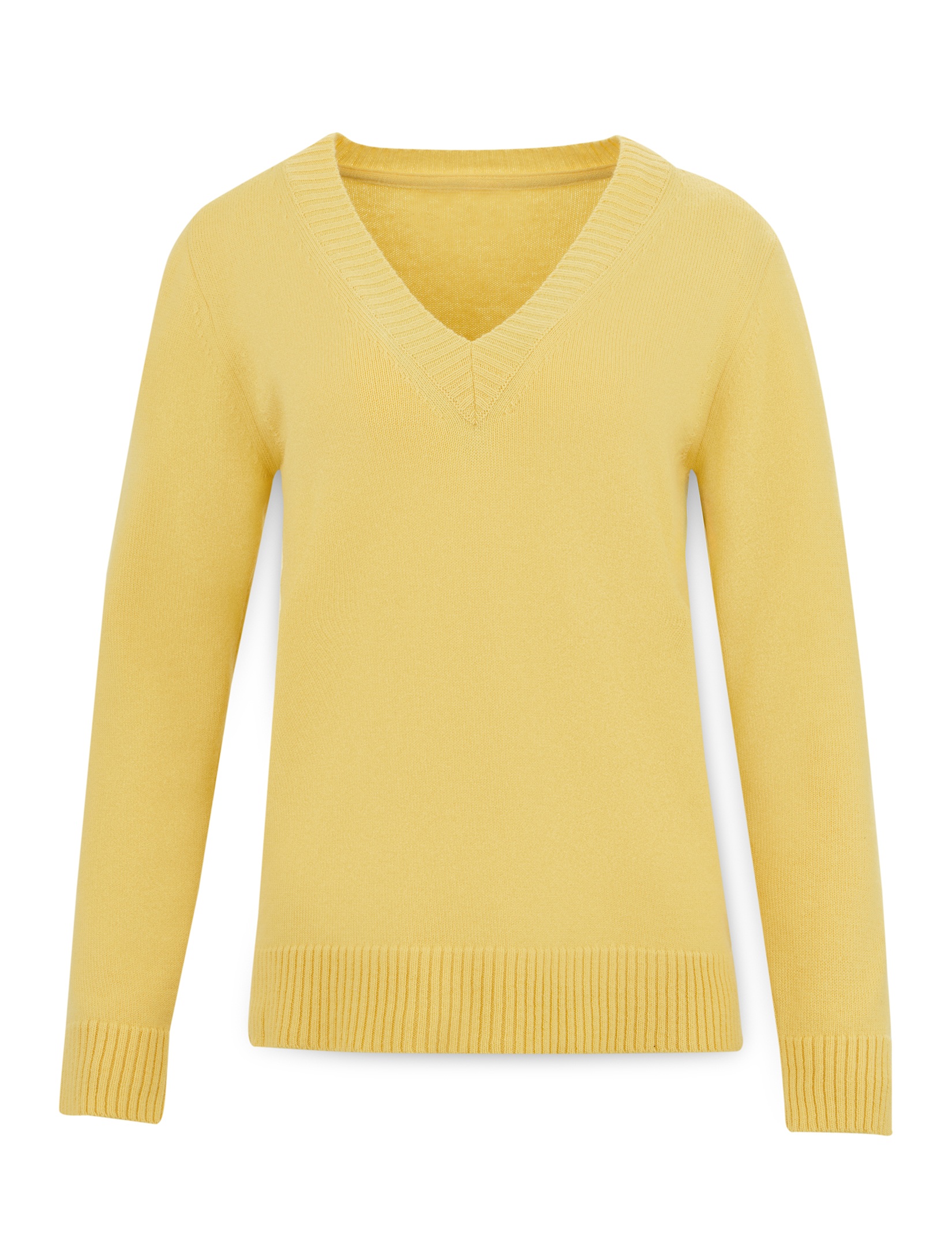 Women's merino classic V-neck sweater