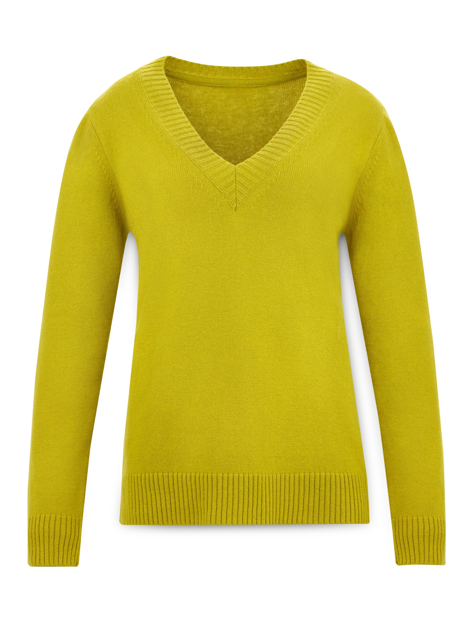 Women's merino classic V-neck sweater