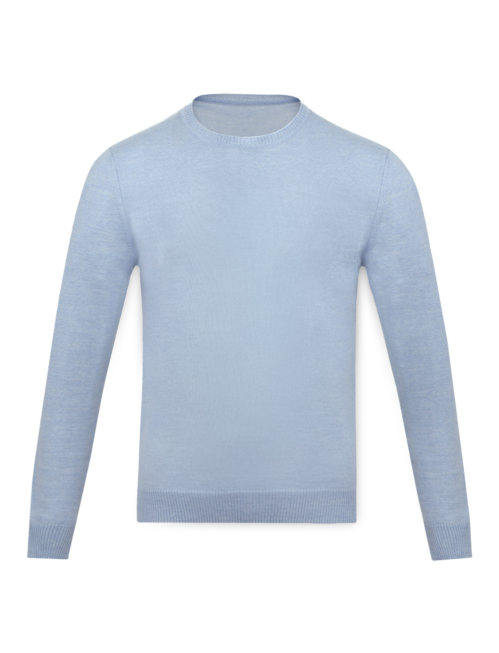 Men's Extrafine Merino Roundneck Sweater Navy