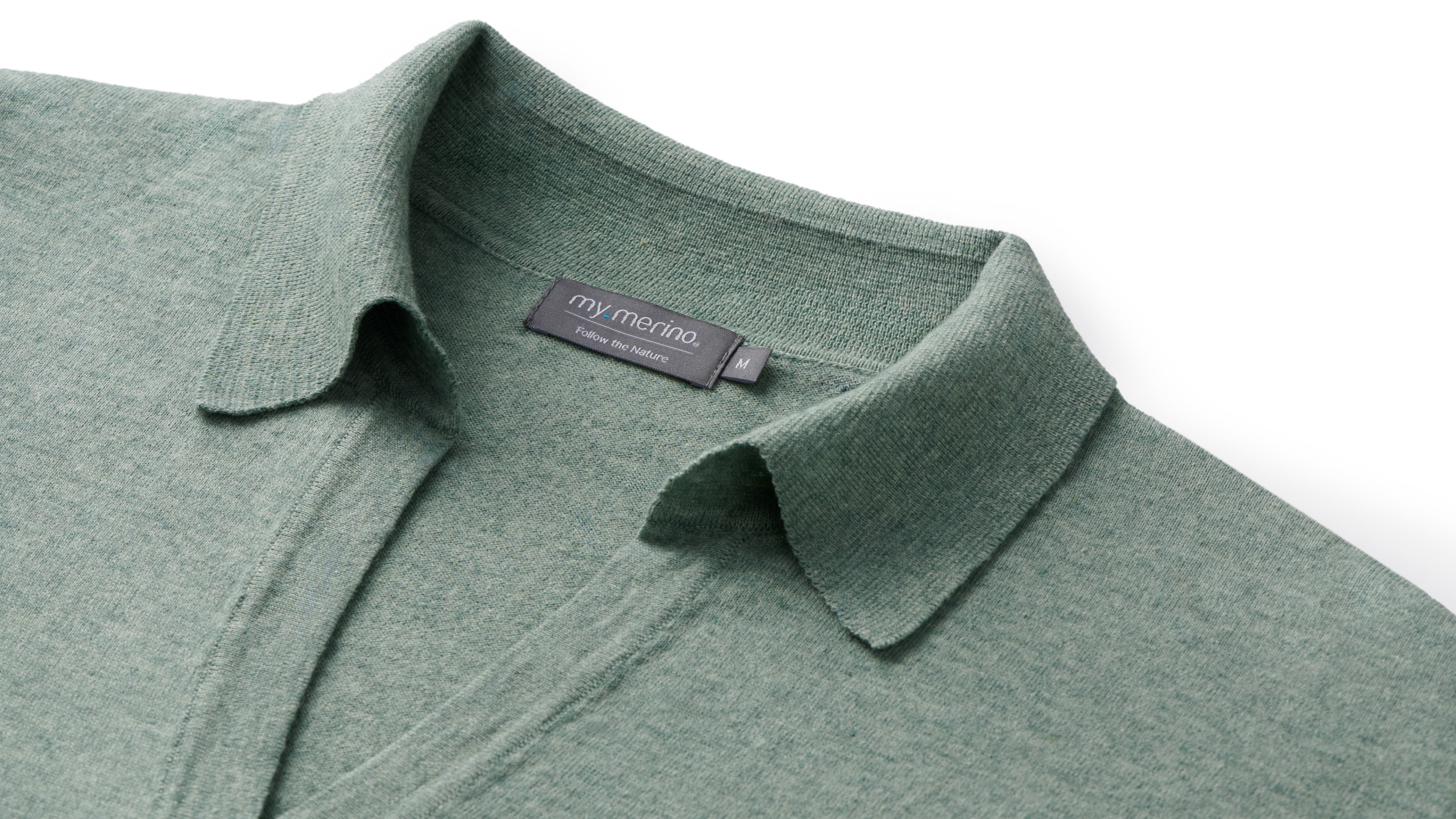 Women’s Boxy Polo, Cotton Cashmere Blend - Image 5
