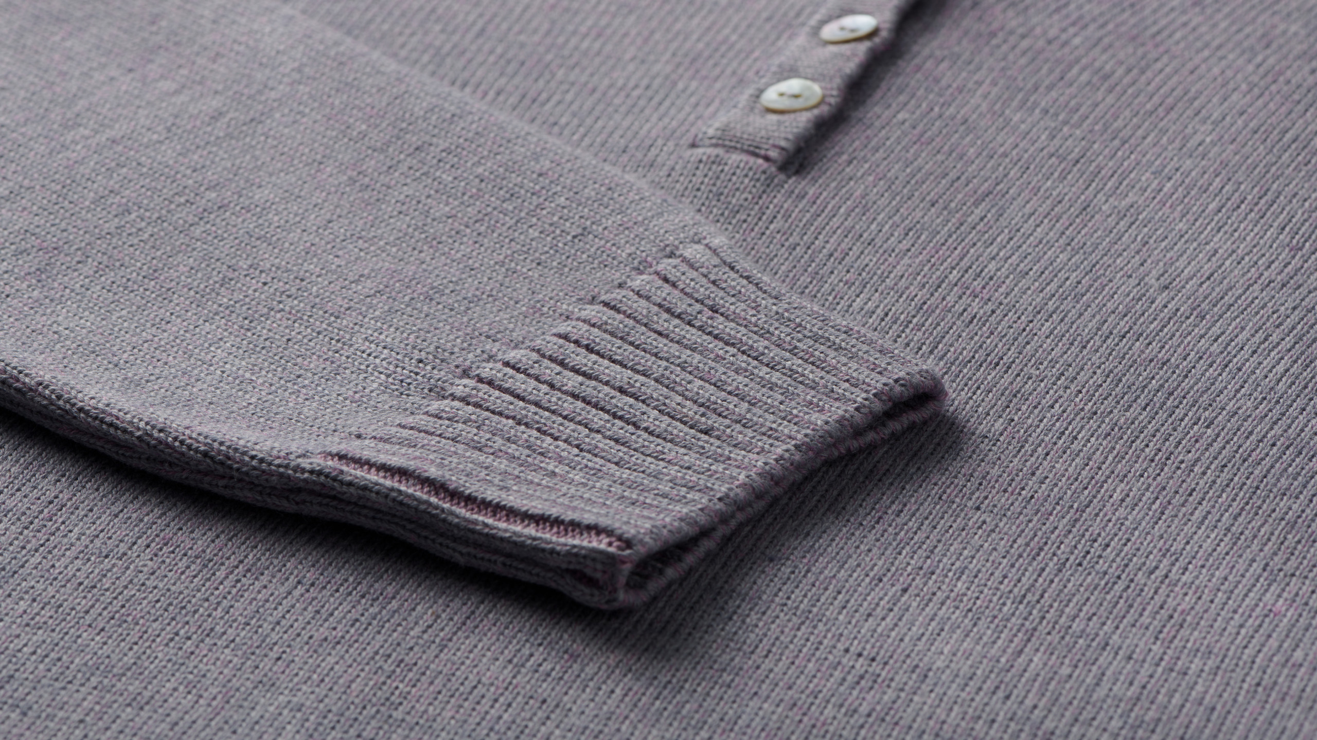 Women’s Cotton Cashmere Henley Sweater - Image 4