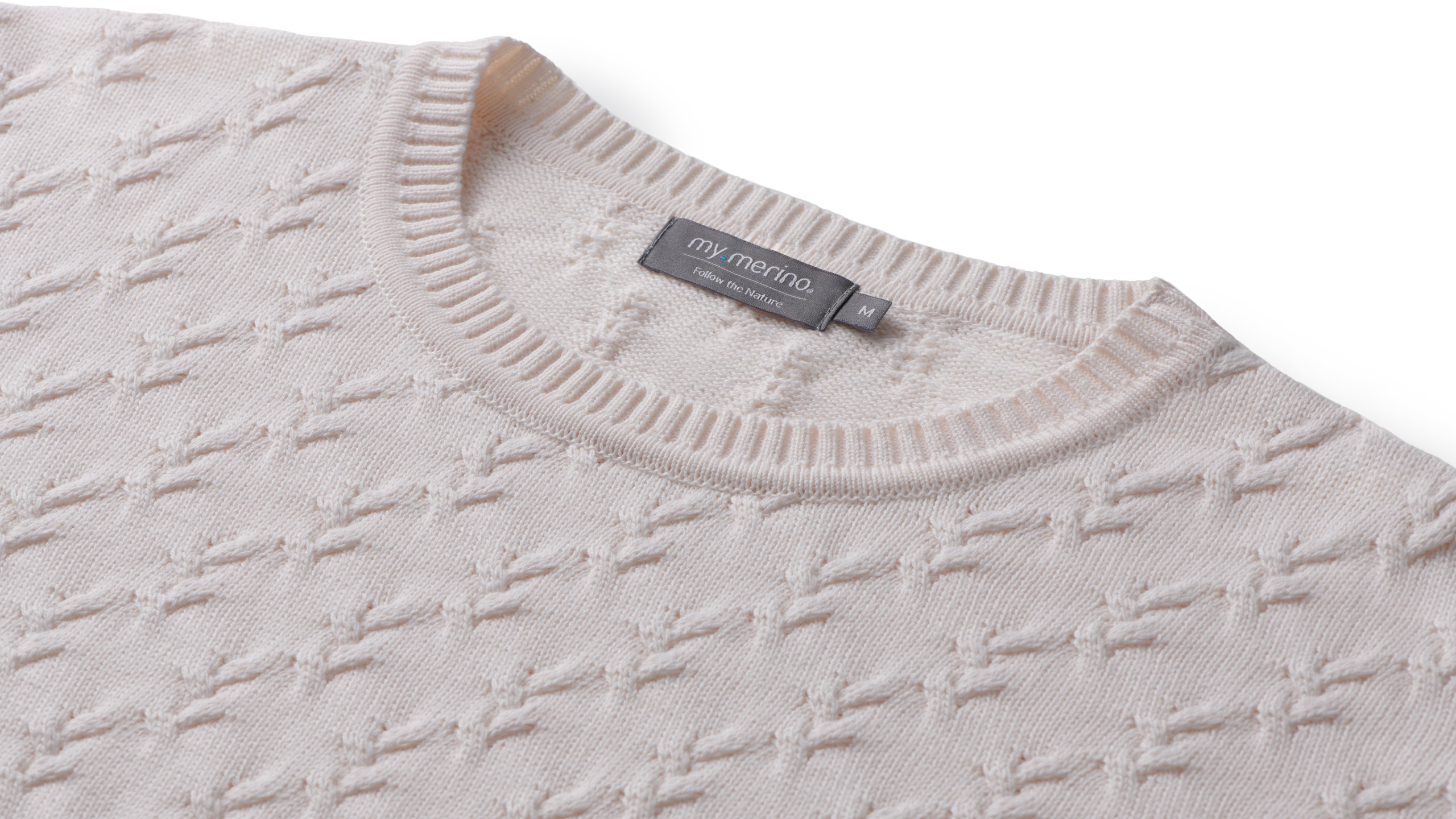 Women’s Cable Knit Sweater – Boxy Oversize Fit – Cotton Cashmere Blend - Image 5