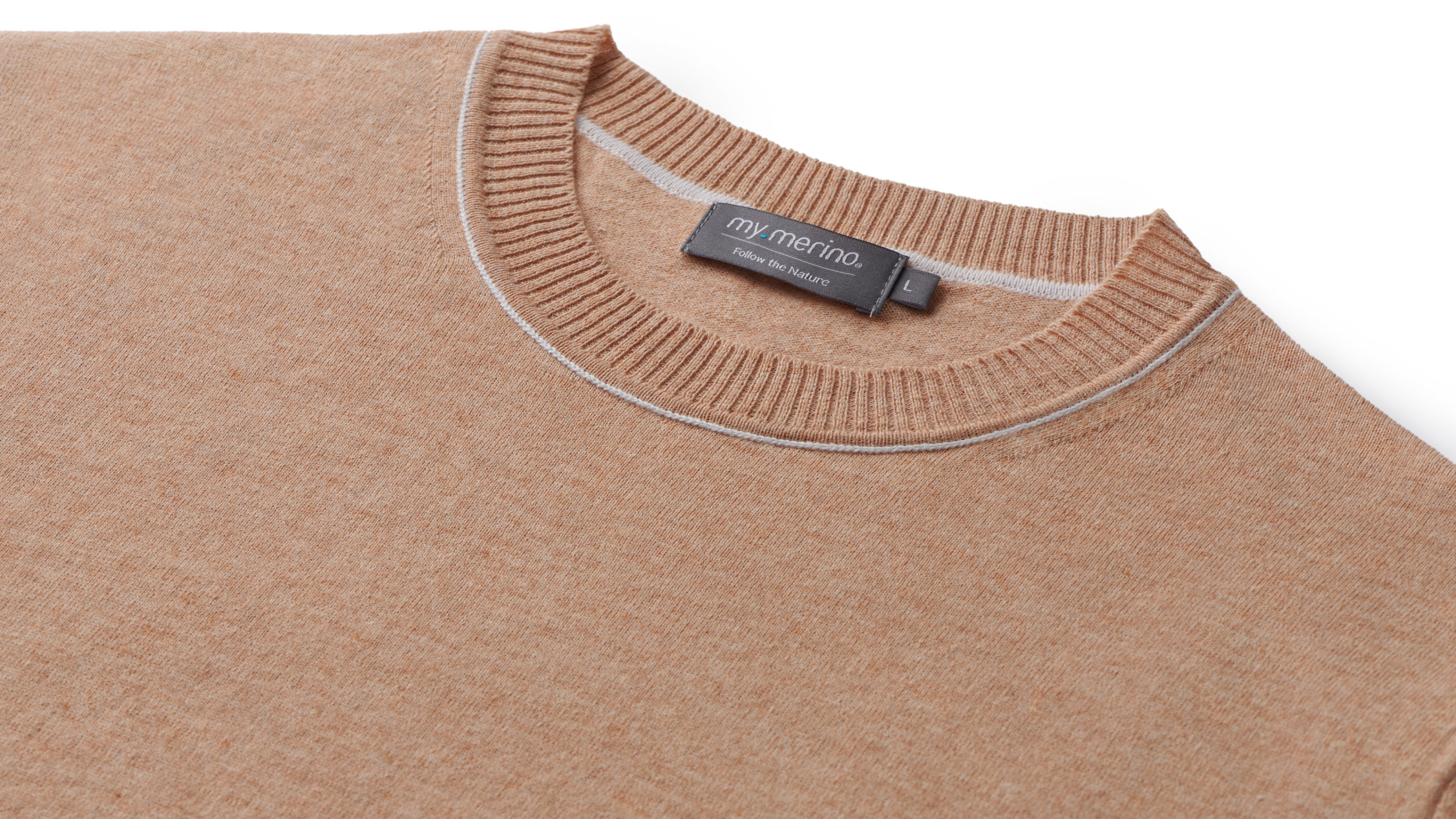 Men’s Classic Crewneck – Lightweight Knit, Cotton Cashmere Blend - Image 5